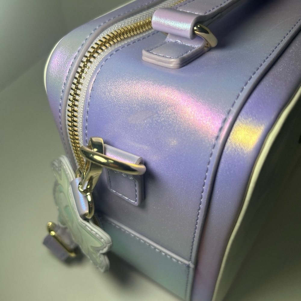 Little Twin Stars By Sanrio Purse Sil 34114 2023 Purple Shoulder No Tags - Picture 6 of 8